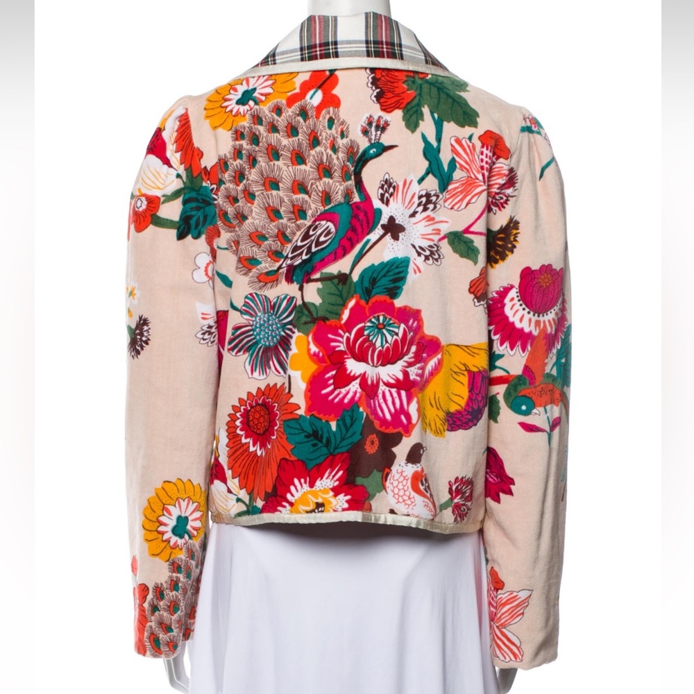 Alix of Bohemia Garden Moto Floral Print Jacket in Size Large - Picture 9 of 10